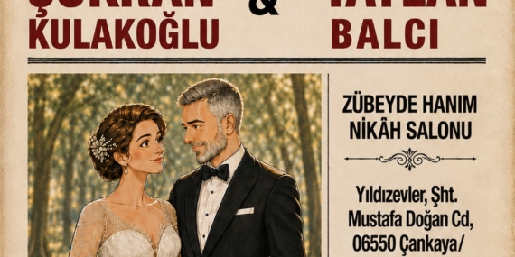 Haberiniz.com.tr editörlerinden Şükran Kulakoğlu ile Taylan Balcı evleniyor