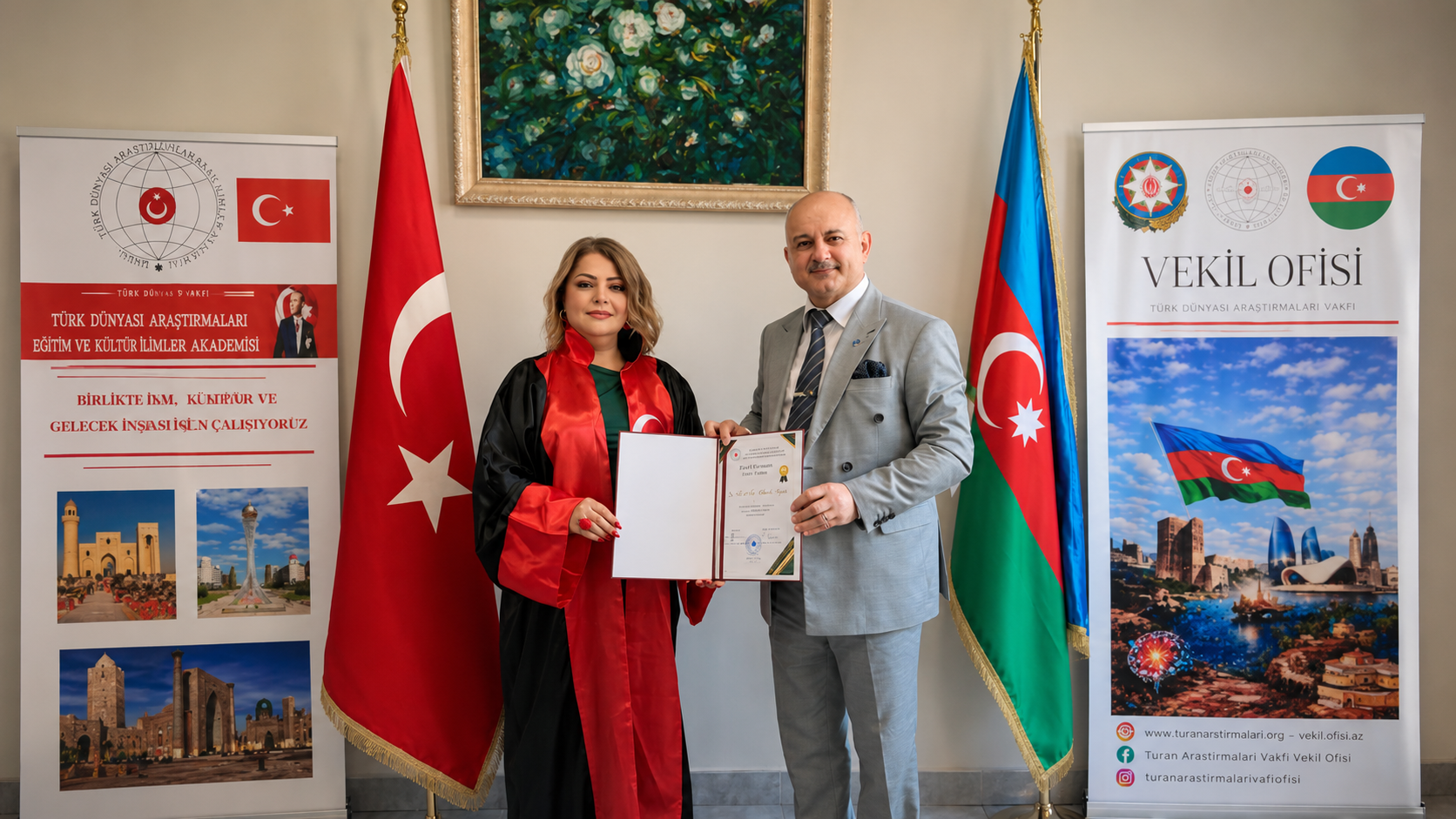 Azerbaycan–Türkiye Kardeşliğine Dev Hizmet: Prof. Dr. Sevinç Abbasova’ya Türk Dünyası’ndan “Uluslararası Altın Yıldız” Madalyası