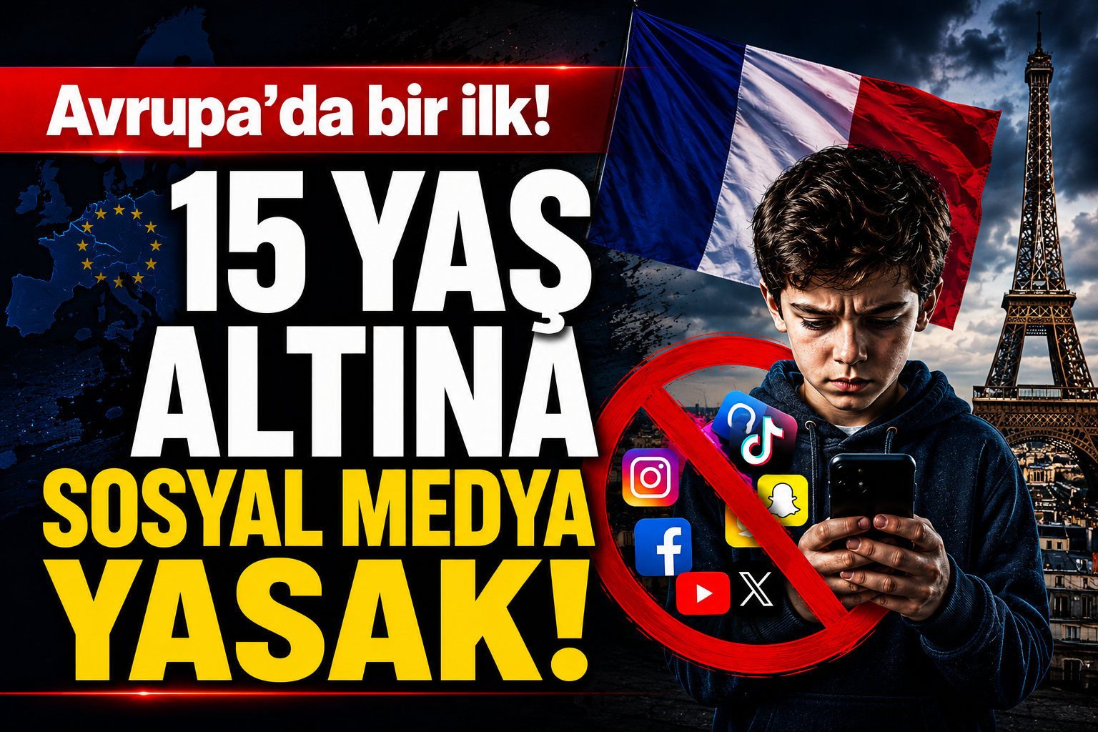 Avrupa’da bir ilk! O ülkede 15 yaş altına sosyal medya yasaklandı