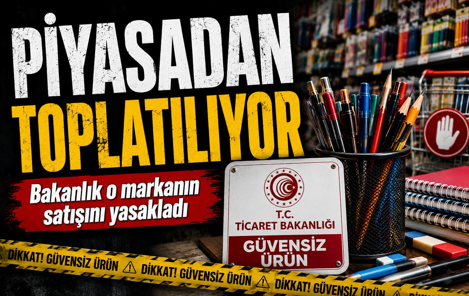 Kırtasiye piyasasında alarm: Sağlığa zararlı olan o ürünün satışı yasaklandı