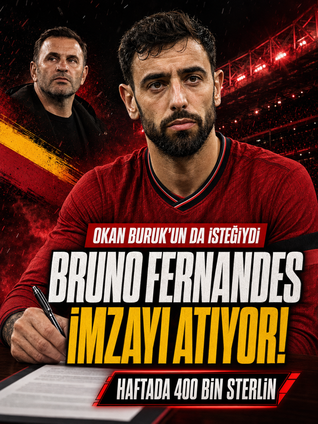 Okan Buruk’un da isteğiydi! Bruno Fernandes imzayı atıyor