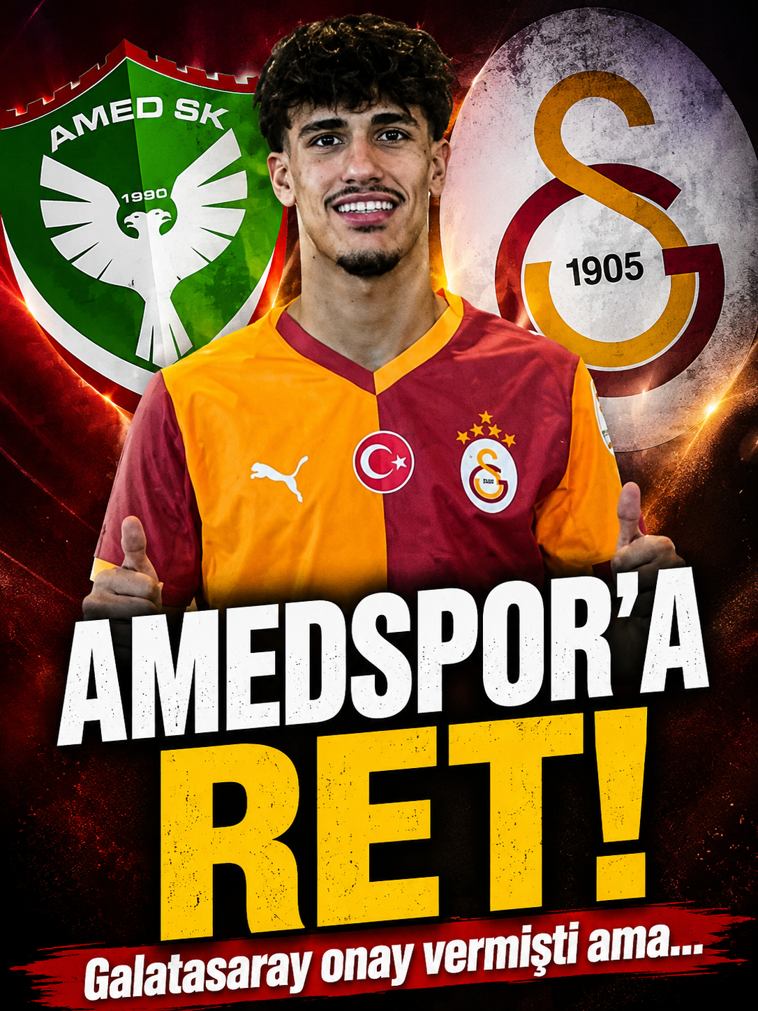 Galatasaray Amedspor’a onay verdi ama Can Armando reddetti!