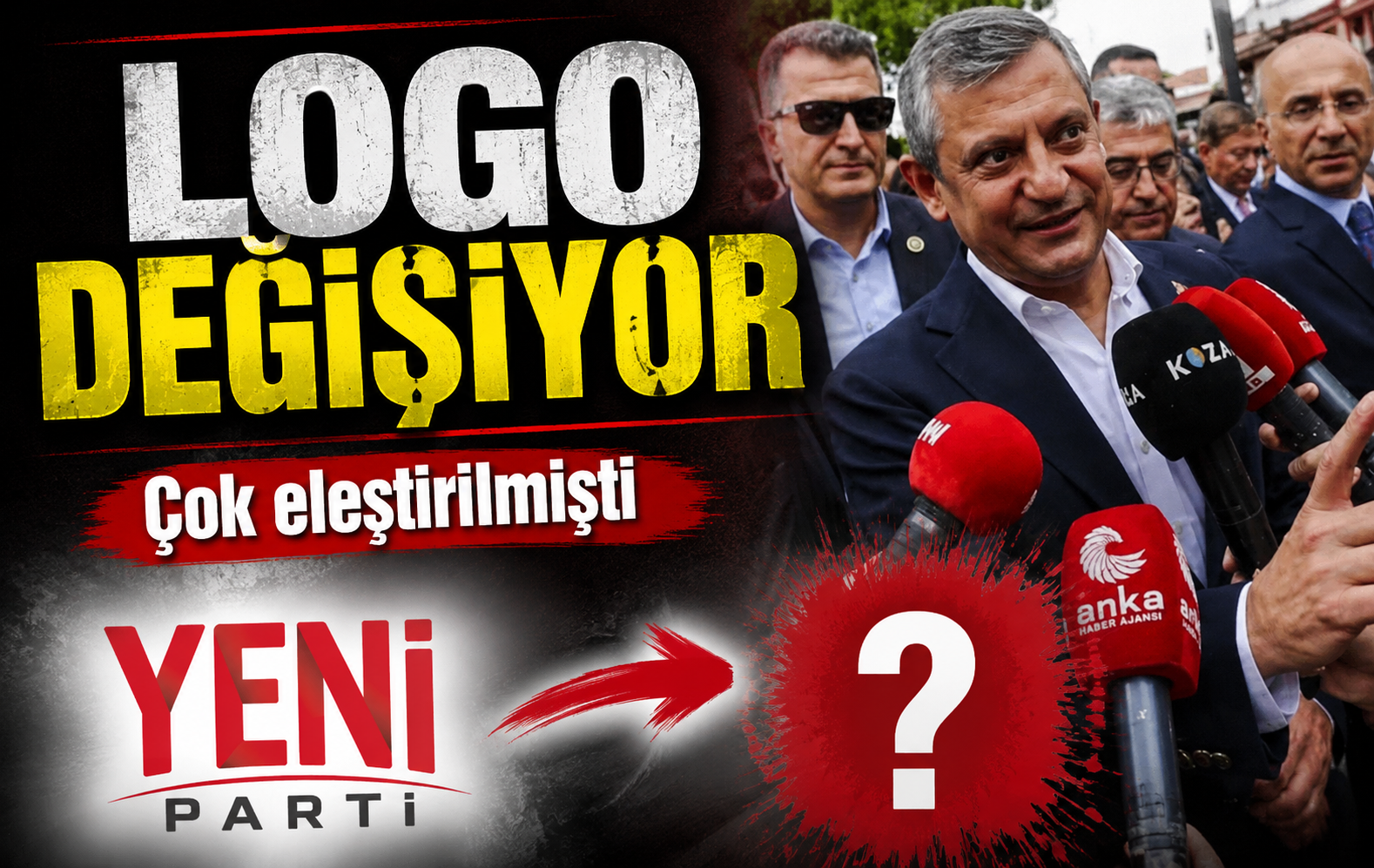 Özgür Özel’in Yeni Partisi’nin logosu değişiyor!