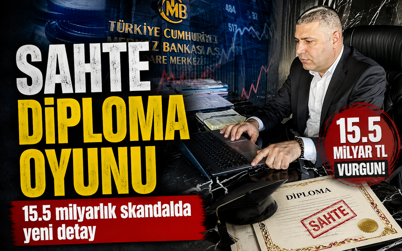 Merkez Bankası’na sahte diploma oyunu! 15.5 milyarlık skandalda yeni detay