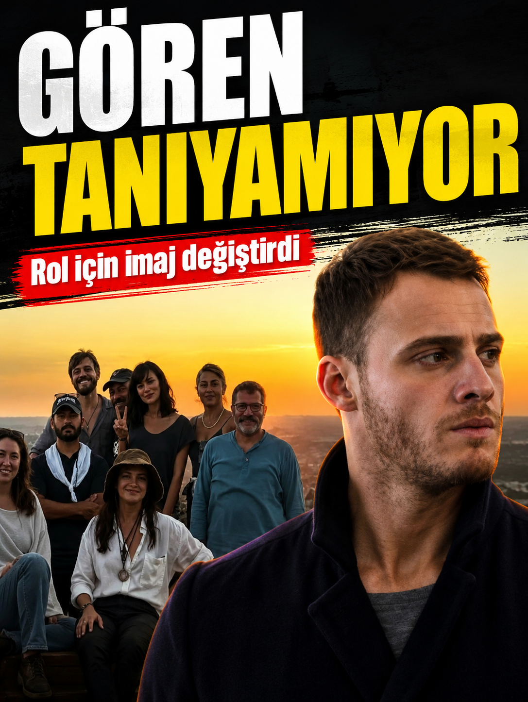 Kerem Bürsin’i gören tanıyamıyor! Yeni proje için imaj değiştirdi