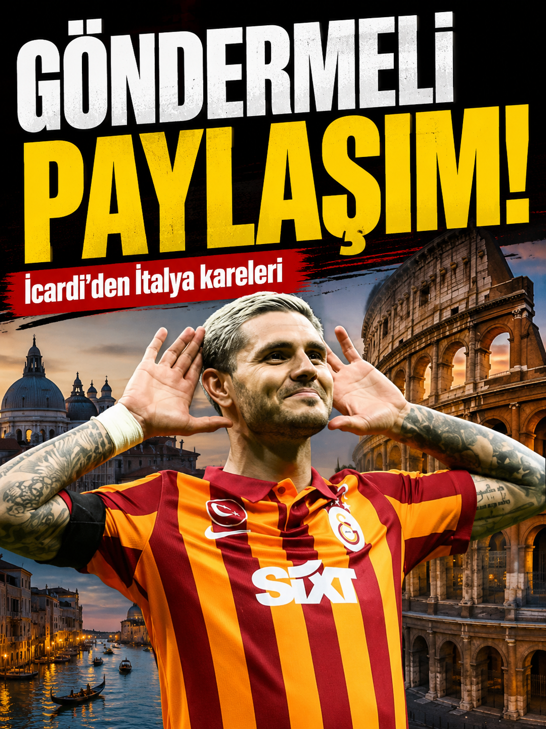 Galatasaray’dan ayrılan Mauro Icardi’nin İtalya kareleri sosyal medyayı salladı! Göndermeli paylaşım