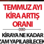 KİRA ARTIŞ ORANI TEMMUZ 2026 _ Temmuz ayı kira artış zammı açıklandı mı_ _ TEFE-ÜFE kira artış oranı için gözler enflasyon rakamlarında!