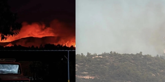 Muğla Milas’ta dev yangın! Bini aşkın kişi tahliye edildi