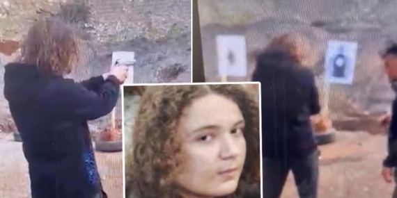 Okul saldırganı İsa Aras Mersinli'nin poligondaki görüntüsü! İşte babasıyla atış talimi yaptığı anlar