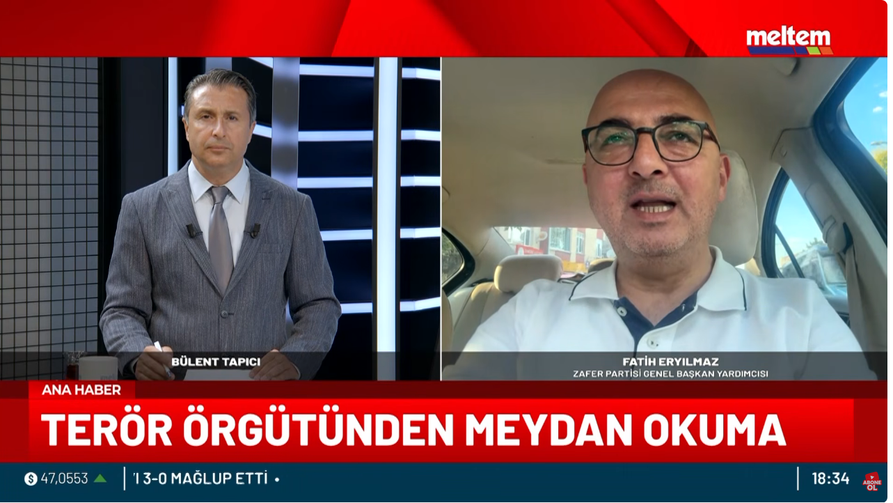 Zafer Partili Eryılmaz: “PKK’yı İran Cephesine Sürmek İçin Türkiye’de Taviz Koparmaya Çalışıyorlar”
