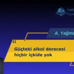 Güçteki alkol derecesi hiçbir içkide yok