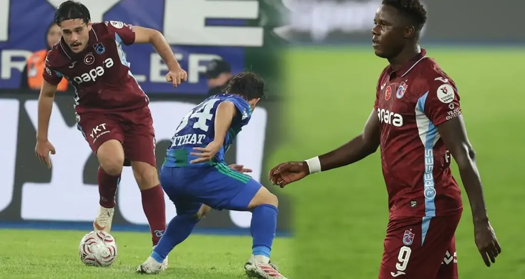Trabzonspor’da iki oyuncu sağlık ekibinin gözetiminde